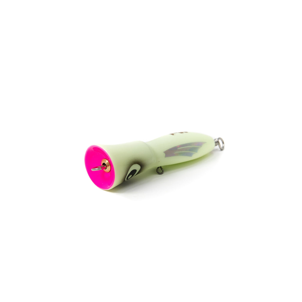 PelagicWarrior Keychain Crusader / Green Lumo Mini Popper Stickbait Keychain Lures