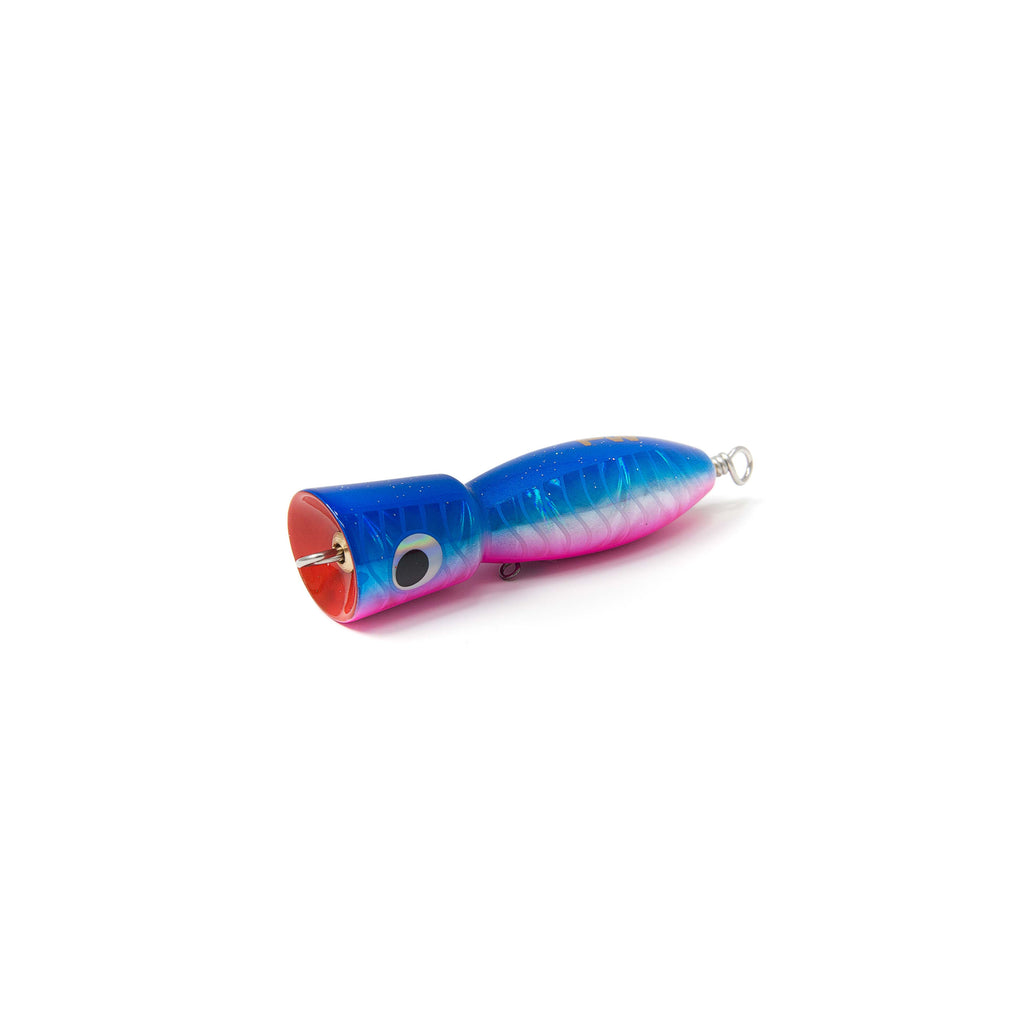 PelagicWarrior Keychain Spartan / Blue Pink Mini Popper Stickbait Keychain Lures