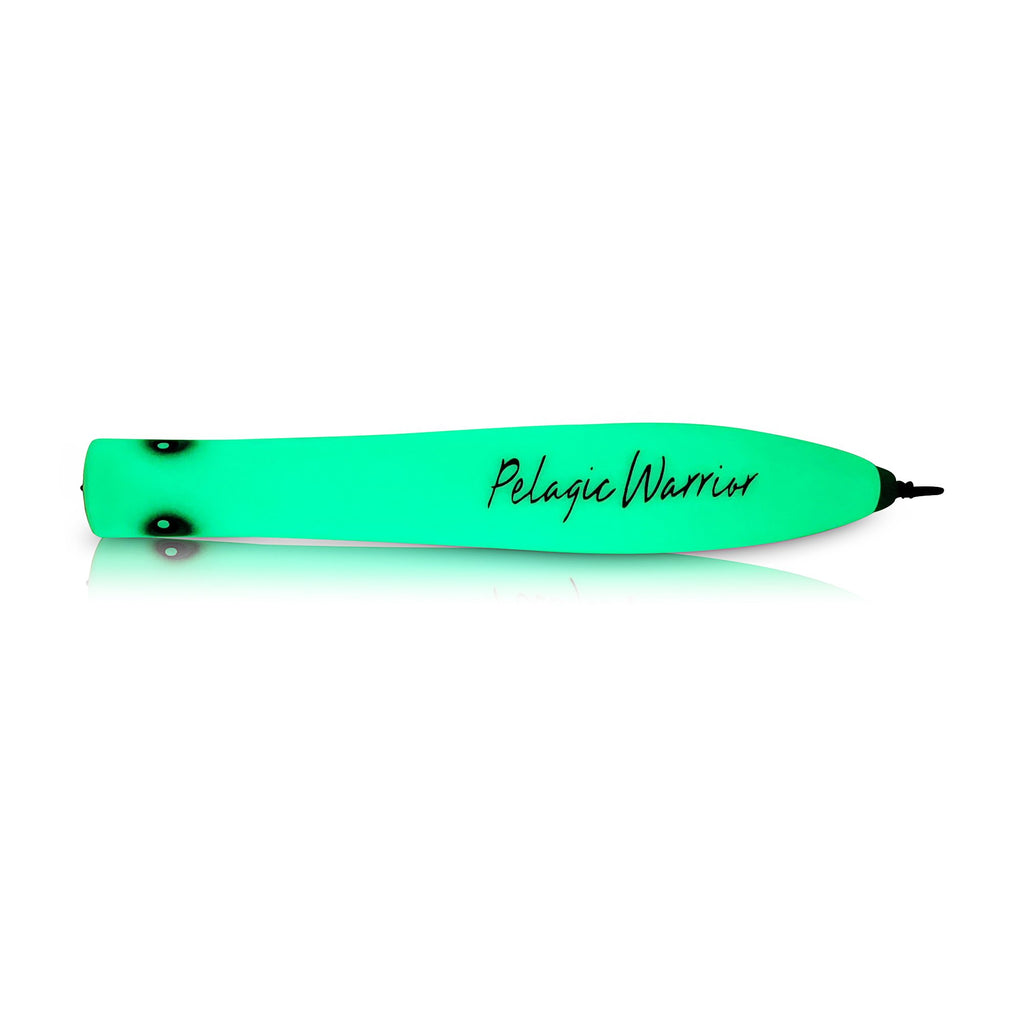 Pencil Saltwater Popper - Green Lumo - PelagicWarrior
